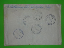 Yugoslavia,Cover,expres Label,letter,railway Seal Beograd-Sarajevo 4,Subotica-Beograd 8,train Stamp,ambulant Post Office - Brieven En Documenten