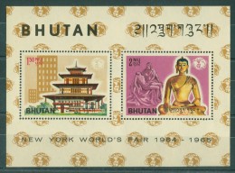 Bhutan - 1965 World's Fair Block MNH__(TH-10737) - Bhoutan