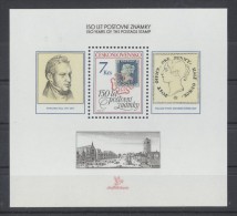 Delcampe - Czechoslovakia - 1990 150 Years Stamps Block MNH__(TH-7576) - Blocks & Kleinbögen