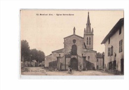 01 MONTLUEL Eglise Notre Dame, Animée, Ed Banderier 12, 190? - Montluel