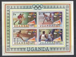 Uganda - 1980 Moscow Block MNH__(TH-2626) - Uganda (1962-...)
