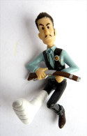 Figurine BOB ET BOBETTE AU TEXAS - 2009 - SHERIFF (MANQUE SON FAUTEUIL) - Vandersteen - Figurines En Plastique