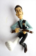 Figurine BOB ET BOBETTE AU TEXAS - 2009 - SHERIFF (MANQUE SON FAUTEUIL) - Vandersteen - Little Figures - Plastic