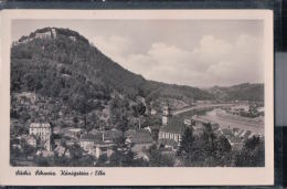 Königstein - Panorama - Sächsische Schweiz - Koenigstein (Saechs. Schw.)