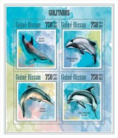 Guinea Bissau. 2013 Dolphins. (503a) - Delfines