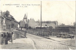 Cpa - Marcq En Baroeul - Le Pont De Risban ( En L'état ) - Marcq En Baroeul