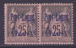 PORT LAGOS    Paire Du  N°4*           TTB - Unused Stamps