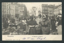 Bruxelles. -  Le Marché Du Sablon. Nels, Bruxelles. Série 1, N°221. - Markten