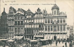 Belgique  -   BRUXELLES - La Maison Des Corporations  1923 - Markten