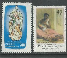 Brésil  N° 964 / 65 XX  Les 2 Valeurs  Sans Charnière, TB - Unused Stamps