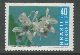 Brésil  N° 969  XX  Série Courante Orchidée Sans Charnière, TB - Unused Stamps