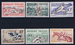 France: Yvert  Nr  960 - 965 ,  1953, MNH/** - Ungebraucht
