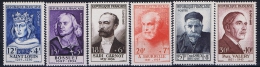 France: Yvert  Nr  989 - 994, MNH/** 1954 - Unused Stamps