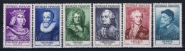 France: Yvert  Nr  1027 - 1032, MNH/** 1955 - Ungebraucht