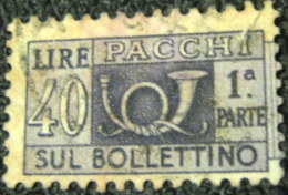 Italy 1946 Parcel Post 40L - Used - Pacchi Postali