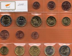 EURO-set Cyprus 2010 Stg. 24€ Stempelglanz Der Staatlichen Münze Zypern New Set 1C.-2€ Coins Of Republik Of South-Kibris - Zypern