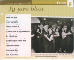 Les Années Music-Hall  FREHEL  " La Java Bleue " Ed. Atlas TBE - Autres & Non Classés