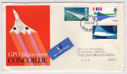 Old Letter - Great Britain, Concorde, Airmail - Ohne Zuordnung