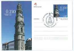 Portugal - Clérigos Tower - 250 Years Stationery 2013 - Porto - Horlogerie