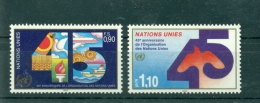 Nations Unies Géneve 1990 - Michel N.188/89 - "45e Anniversaire De L'Organisation Des Nations Unies" - Neufs