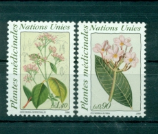 Nations Unies Géneve 1990 - Michel N.186/87 - "Plantes Médicinales" - Neufs