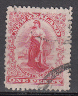 New Zealand   Scott No 103 Used      Wmk. 63   Thin Hard Paper - Usados