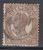 Queensland   Scott No 117  Used   Year  1897     Wmk. 68 - Usados