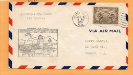Montreal To Saint John Via Quebec 1929 Canada Air Mail Cover - Premiers Vols