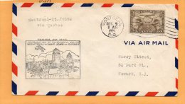 Montreal To Saint John Via Quebec 1929 Canada Air Mail Cover - Eerste Vluchten