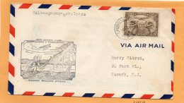 Chibougamau To Oskelaneo 1929 Canada Air Mail Cover - Premiers Vols