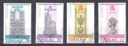 Tokelau 1978 Coronation Anniversary Set Of 4 Used - Tokelau