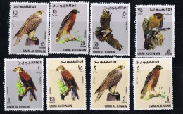 1968  Large Birds Set  MiNr 225-232  MNH - Umm Al-Qaiwain