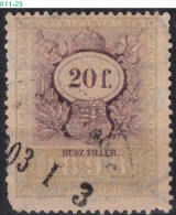 HUNGARY, 1898, Revenue Stamp, CPRSH. 366 - Fiscaux
