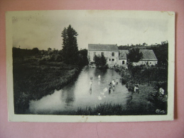 CP  BRULON  MOULIN DU PONT DE CHEVILLE - ECRITE EN 1947 - Brulon