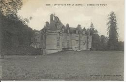 Mayet - Château De Mangé - Carte Datée 3 Avril 1932 - Photo A. Dolbeau Le Mans - Mayet