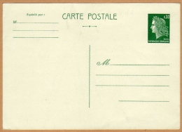 Carte Entier Postal - Sonstige & Ohne Zuordnung