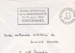 1967 France 94 Vincennes Festival International Marionette Puppets - Marionetas