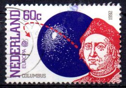 NETHERLANDS 1992 Europa. 500th Anniv Of Discovery Of America By Columbus  - 60c Globe And Columbus   FU - Usati