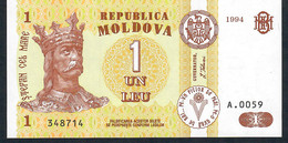 MOLDOVA  P8a   1  LEU    1994   UNC. - Moldavië