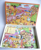 Puzzle Nathan 1985 - ASTERIX LE MARCHE - 500 Pièces INCOMPLET - Puzzels