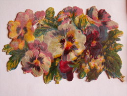 ""  JOLI  DECOUPI   PENSEES  "" 12  Cm - Flowers