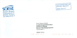 BRD Erfurt Entg. Bez. 1997 Sorat Hotel - Hôtellerie - Horeca