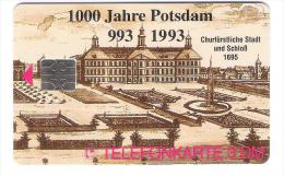 Germany - O 041  02/96 - 1000 Jahre Potsdam  - Schloss 1695 - Chip Card - Mint - Only 1200 Ex. - O-Reeksen : Klantenreeksen