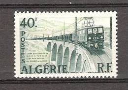 Algérie   YT 340 *   Ligne éléctrifiée Bône - Tebessa  Transports Train - Ongebruikt