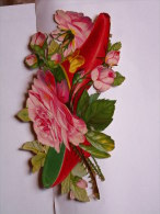 ""  SUPERBE   DECOUPI  GAUFRE  CHAUSSURE  FLEURS  "" 14  Cm - Fiori