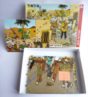 Puzzle NATHAN 250 Pièces 1992 - TINTIN  L'OREILLE CASSEE -  INCOMPLET Manque 1 Pièce AVEC POSTER - Puzzles