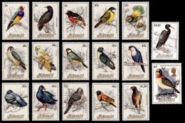 (002 T) Aitutaki  Animals / Birds / Oiseaux / Vögel / Vogels  ** / Mnh  Michel 505-521 - Aitutaki