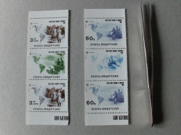 EUROPA CEPT 1992 ALBANIA  2 Val X 2 + APP  / NEW  MNH - 1992