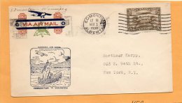 Edmonton To Winnipeg 1930 Canada Air Mail Cover - First Flight Covers
