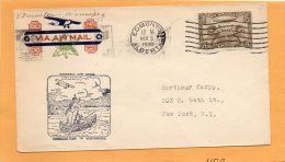 Edmonton To Winnipeg 1930 Canada Air Mail Cover - Erst- U. Sonderflugbriefe